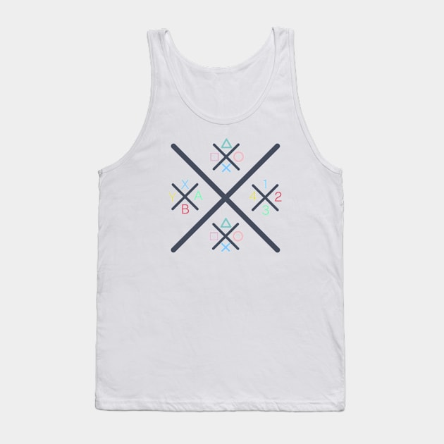 Joystick Button Tank Top by IQ_Design16